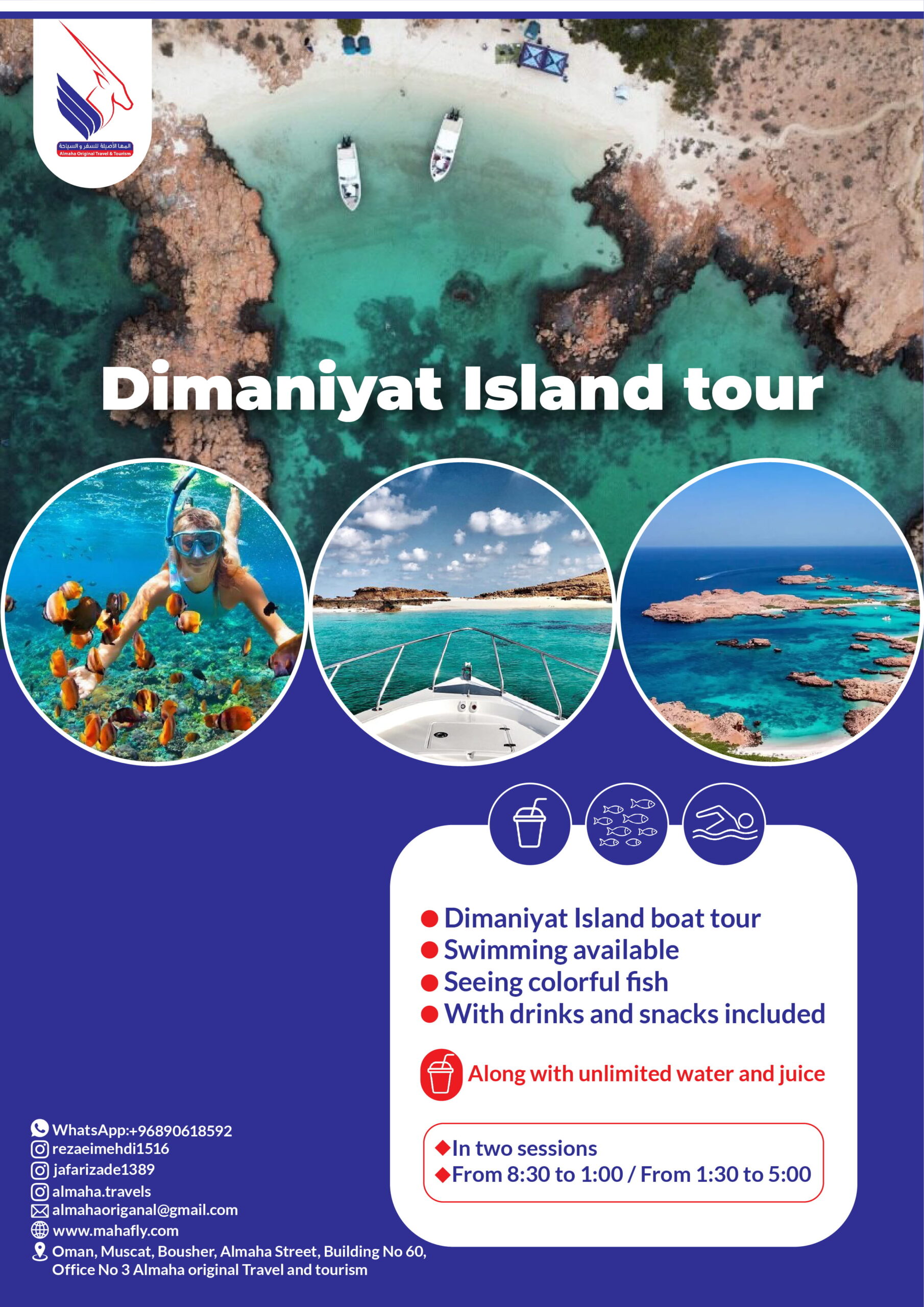Dimaniyat Island Tour oman